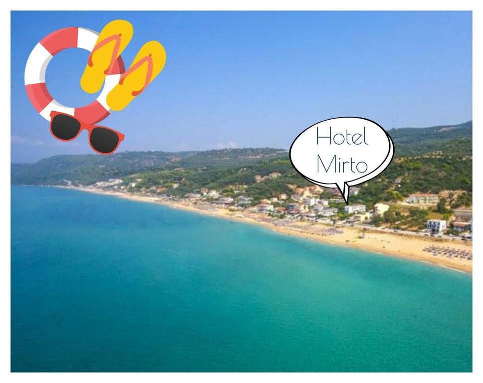 Mirto Beach Hotel&Restaurant Paralia Vrachou Exterior foto