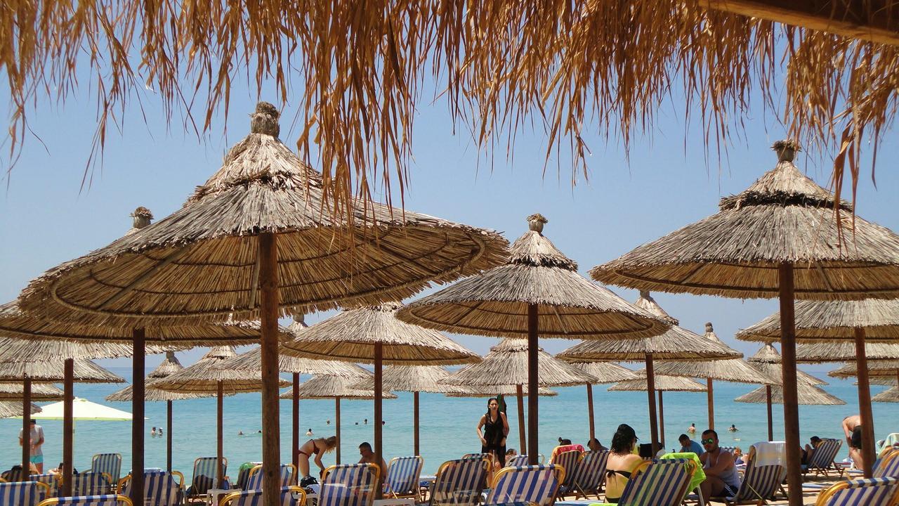 Mirto Beach Hotel&Restaurant Paralia Vrachou Exterior foto